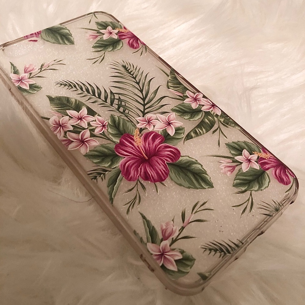 Iphone 6 plus tropical floral case